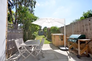 Garden patio- click for photo gallery